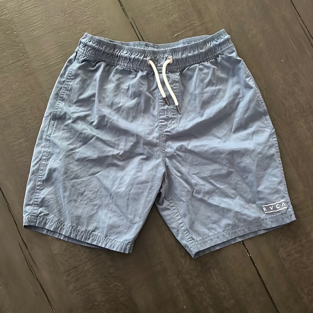 RVCA Boys Swim Trunks size (L) Blue